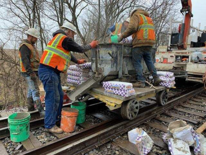 FasTrac 246 Self Consolidating Concrete railroad 4 Self Consolidating Concrete