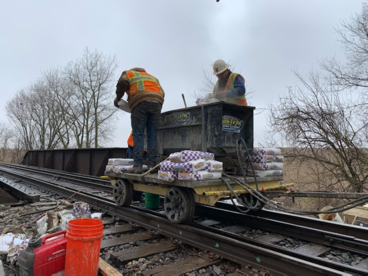 FasTrac 246 Self Consolidating Concrete railroad 3 Self Consolidating Concrete
