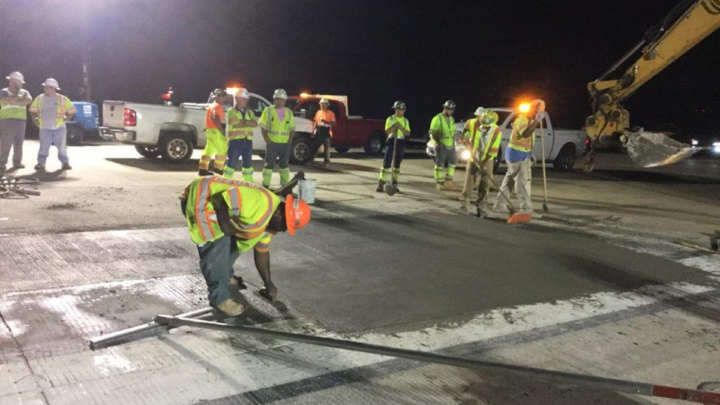 400 Cement application in Virginia FasTrac 400 Cement being utilized for full depth slab repairs at the Norfolk, VA airport.