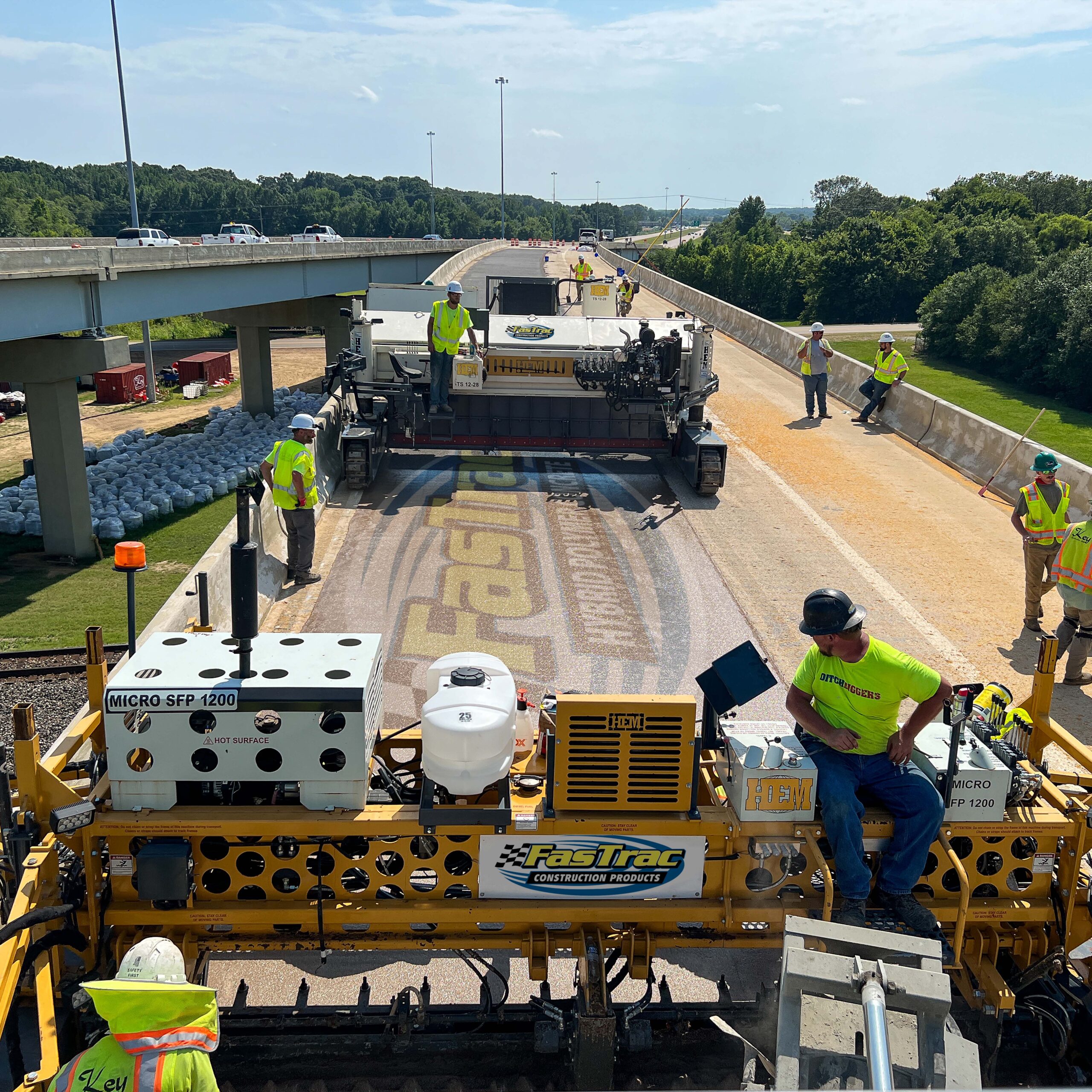 Hybrid Polymer Concrete Bridge Deck Overlay in Mississippi with Key Constructors